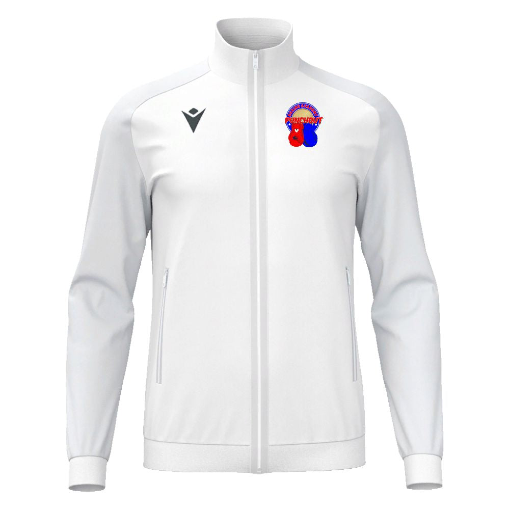 SNR PUNCHOUT ANUBIS FULL ZIP TRACKSUIT TOP Macron Sports Hub Hastings