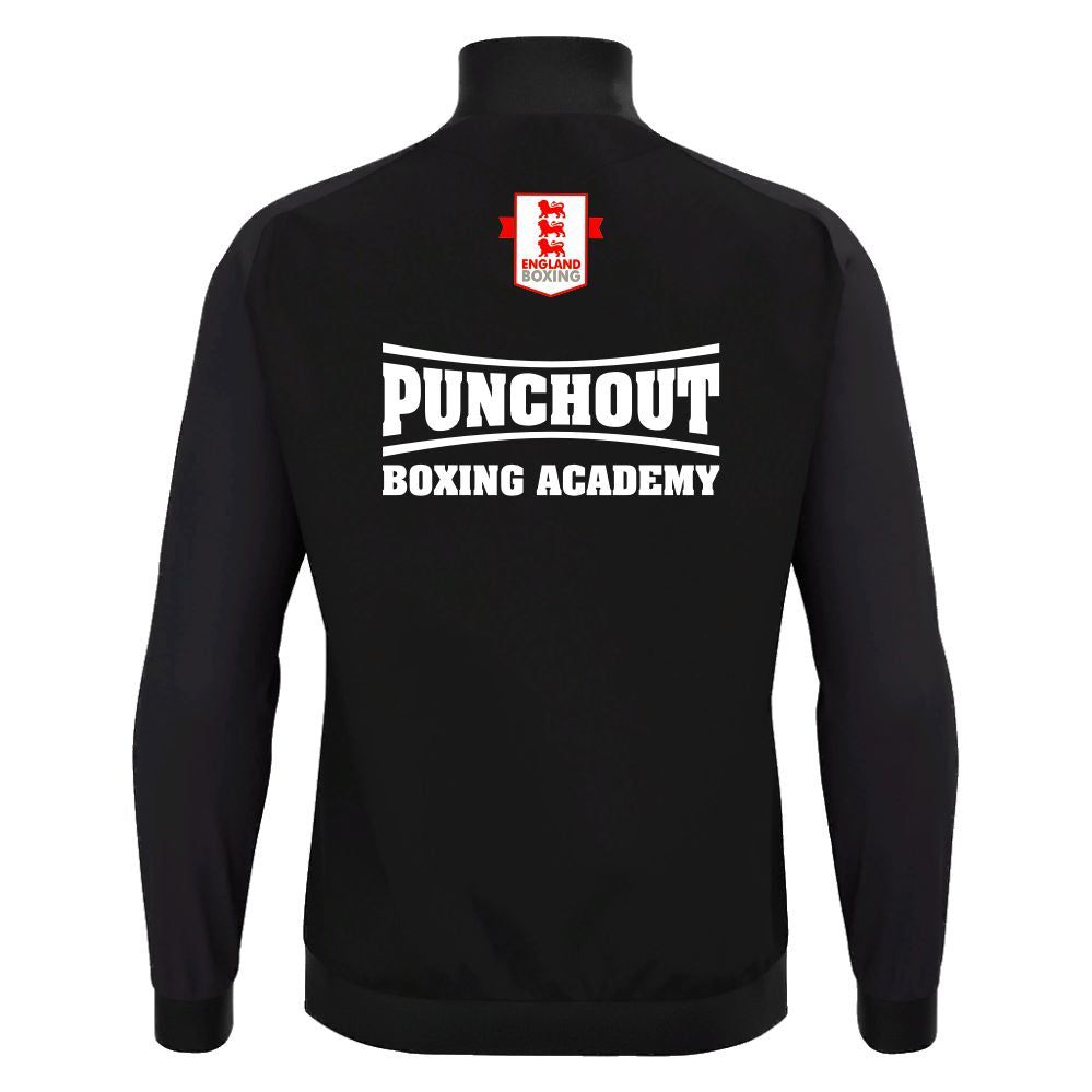 SNR PUNCHOUT ANUBIS FULL ZIP TRACKSUIT TOP Macron Sports Hub Hastings
