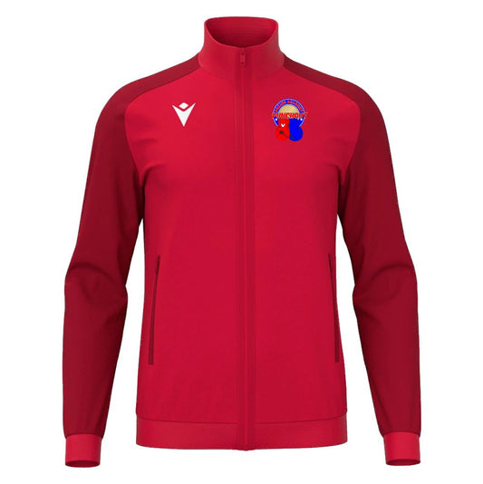 SNR PUNCHOUT ANUBIS FULL ZIP TRACKSUIT TOP Macron Sports Hub Hastings