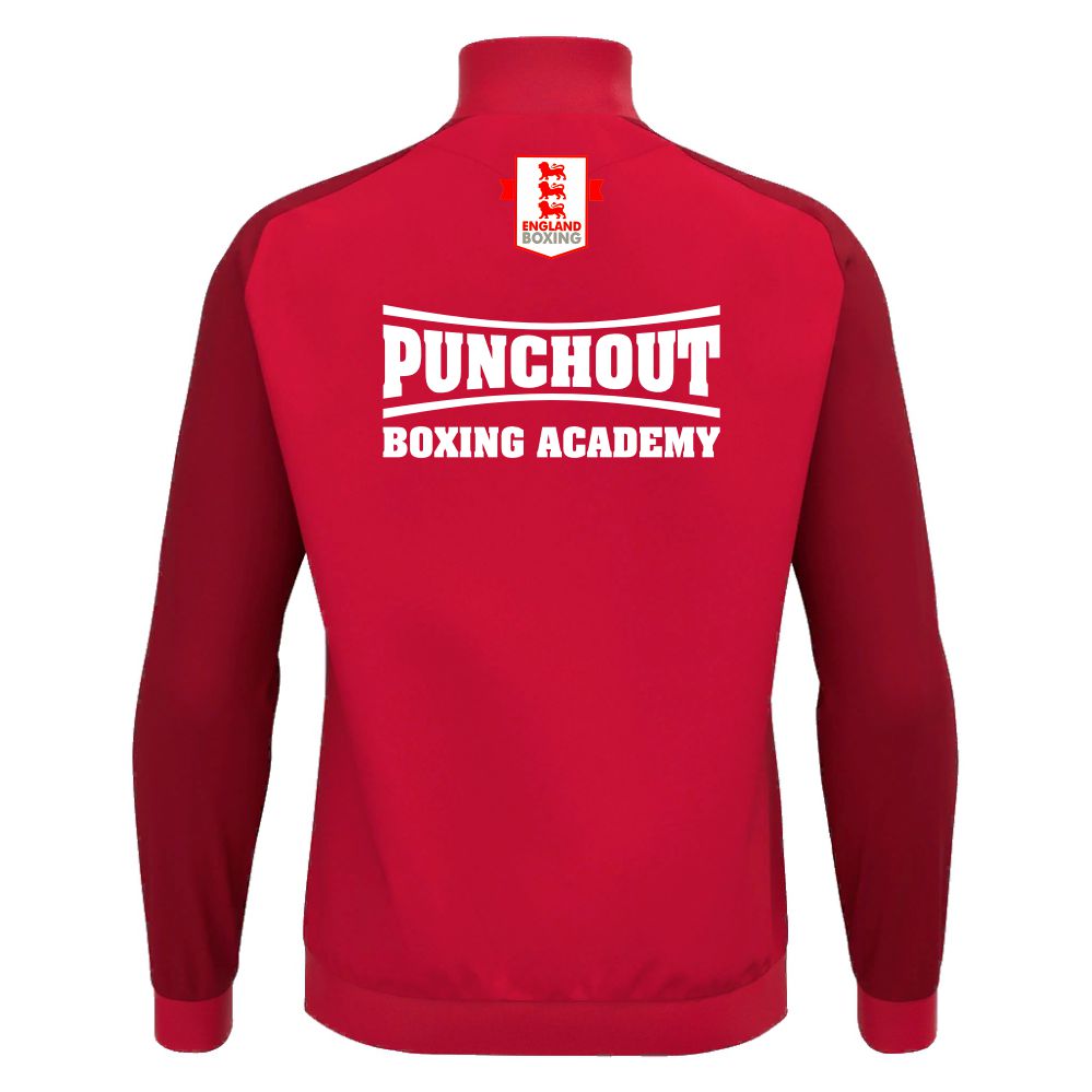 SNR PUNCHOUT ANUBIS FULL ZIP TRACKSUIT TOP Macron Sports Hub Hastings