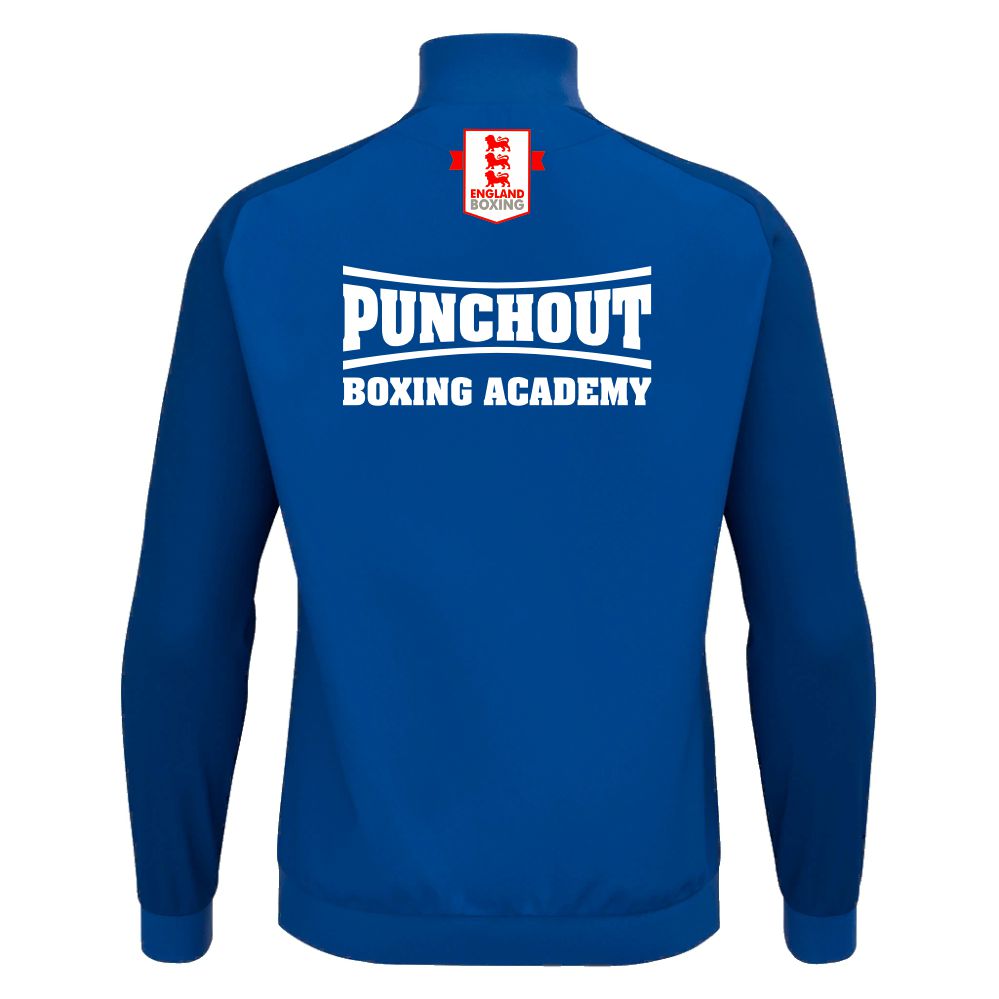 SNR PUNCHOUT ANUBIS FULL ZIP TRACKSUIT TOP Macron Sports Hub Hastings