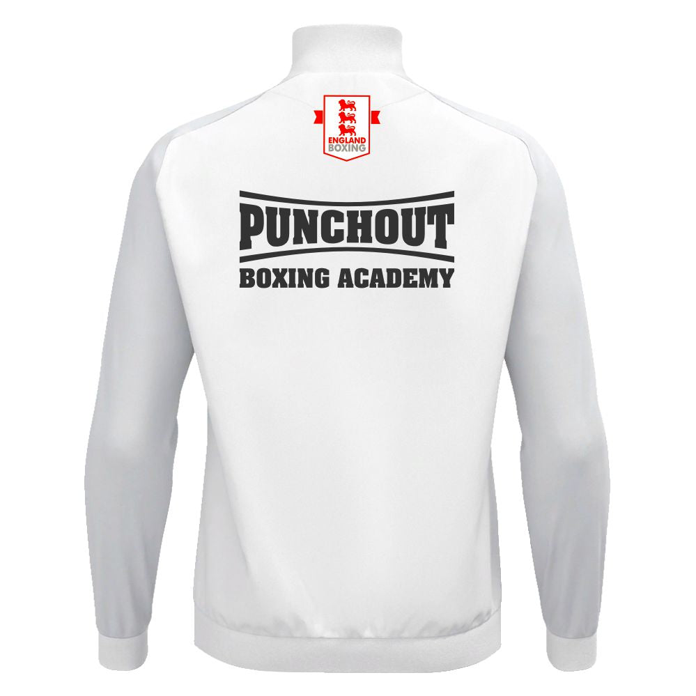 SNR PUNCHOUT ANUBIS FULL ZIP TRACKSUIT TOP Macron Sports Hub Hastings