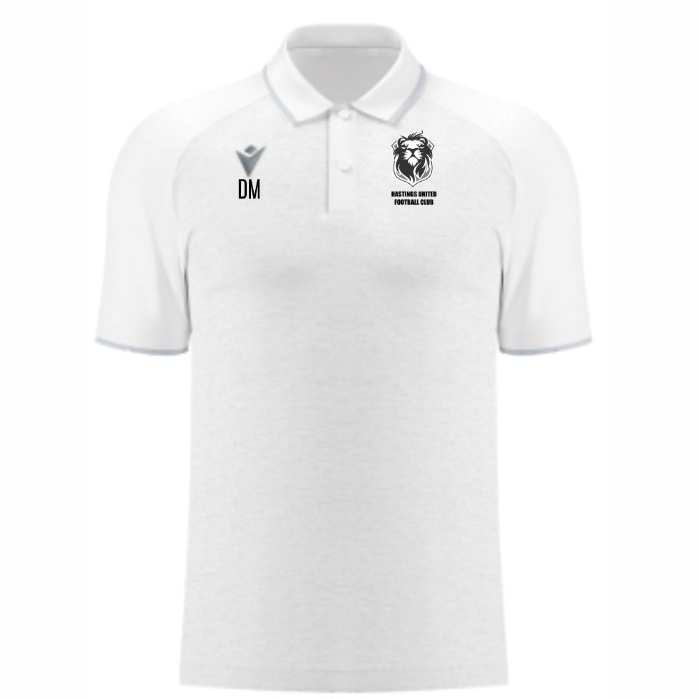 HASTINGS UNITED FC COACHES AULOS POLO SHIRT Macron Store Hastings