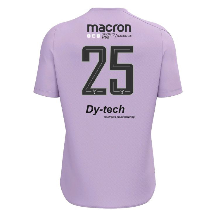 SNR FOREST ROW AWAY REPLICA JERSEY - WISP LILAC & GREY Macron Store Hastings