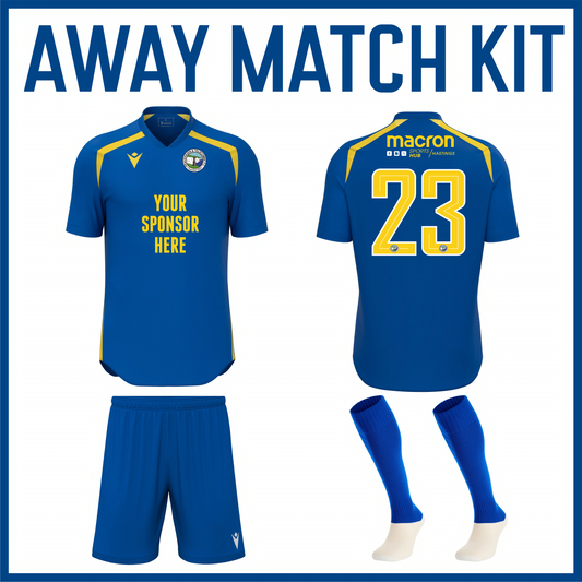 SNR PEACEHAVEN & TELSCOMBE AWAY MATCH DAY BUNDLE Macron Sports Hub Hastings