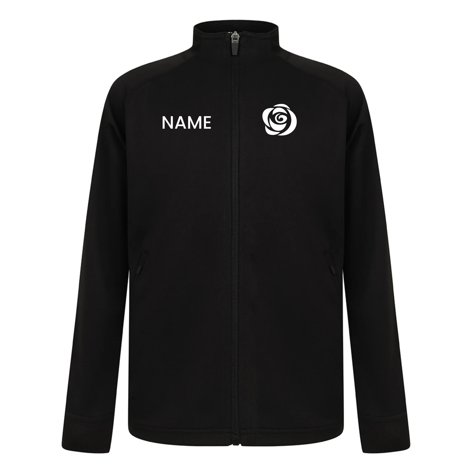 The Audition Lab kids knitted tracksuit top front
