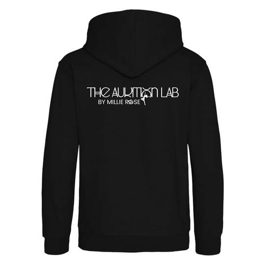 The Audition Lab kids hoodie back