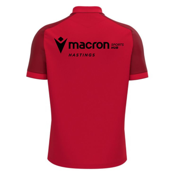 SNR COACHES BALDWIN TRAVEL POLO RED Macron Store Hastings