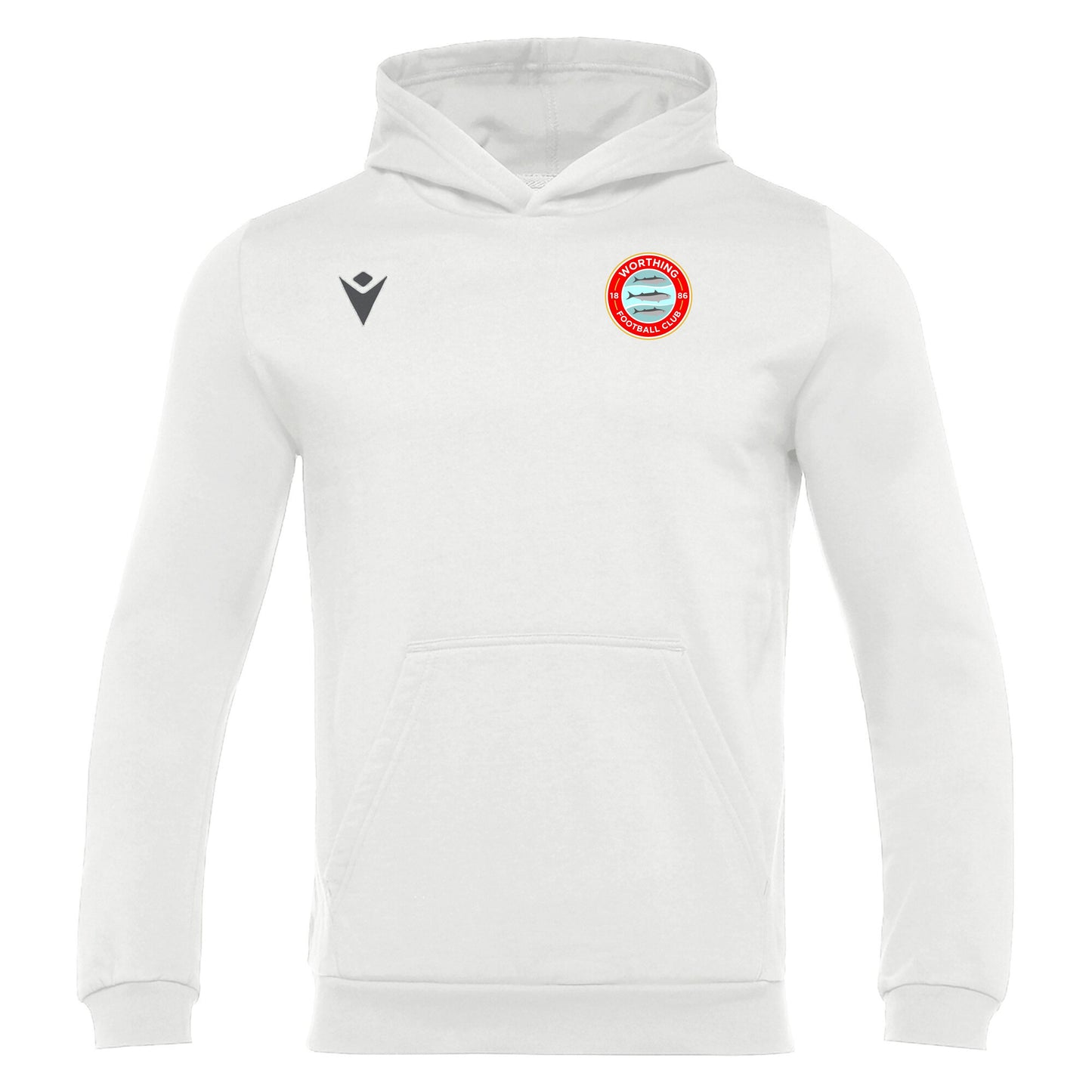 WORTHING FC JNR BANJO HOODIE - AVAILABLE IN 5 COLOURS Macron Sports Hub Hastings