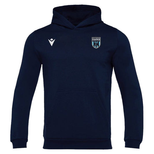 HOLLINGTON HAWKS FC JNR NAVY BANJO CASUAL HOODY