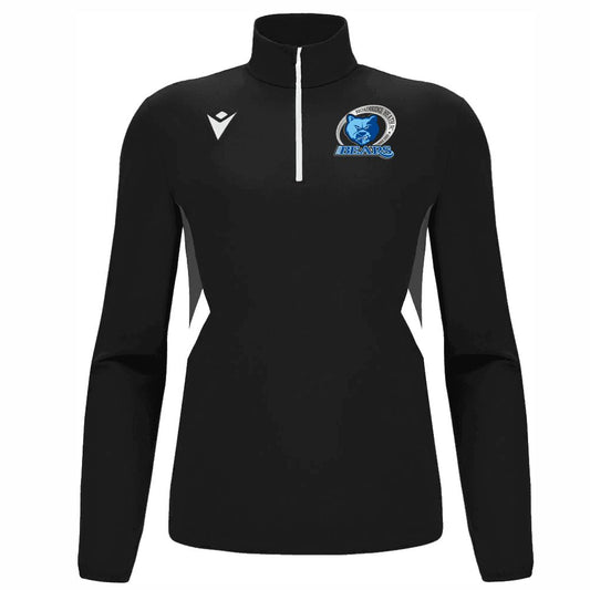 BBHFC BLACK PIAVE 1/4 ZIP TRACK TOP