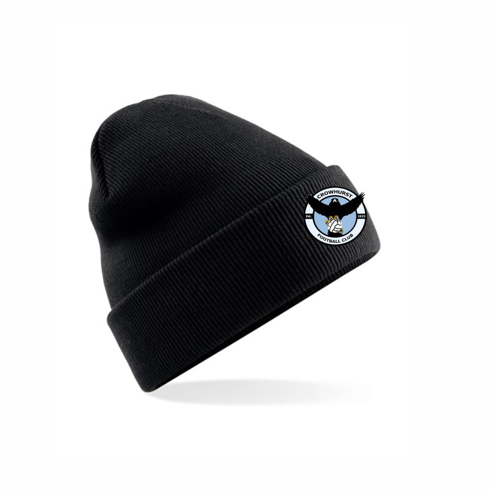CROWHURST FC WINTER ''LOGO'' BEANIE ONE SIZE Macron Store Hastings