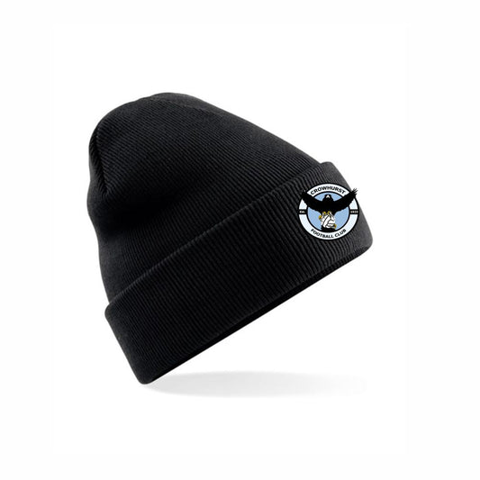 CROWHURST FC WINTER ''LOGO'' BEANIE ONE SIZE Macron Store Hastings
