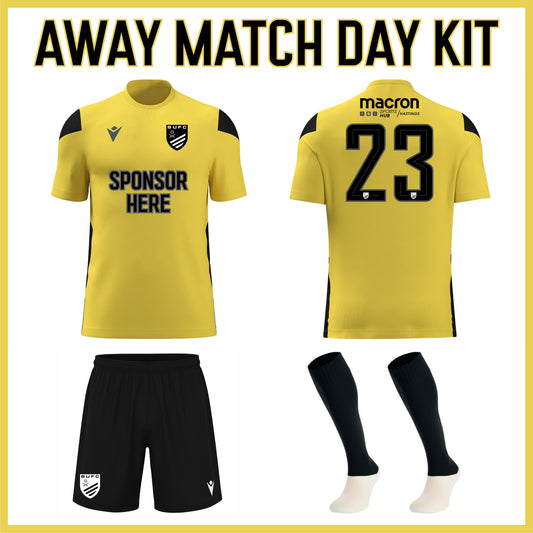 BEXHILL UNITED YOUTH JNR AWAY MATCH KIT Macron Sports Hub Hastings