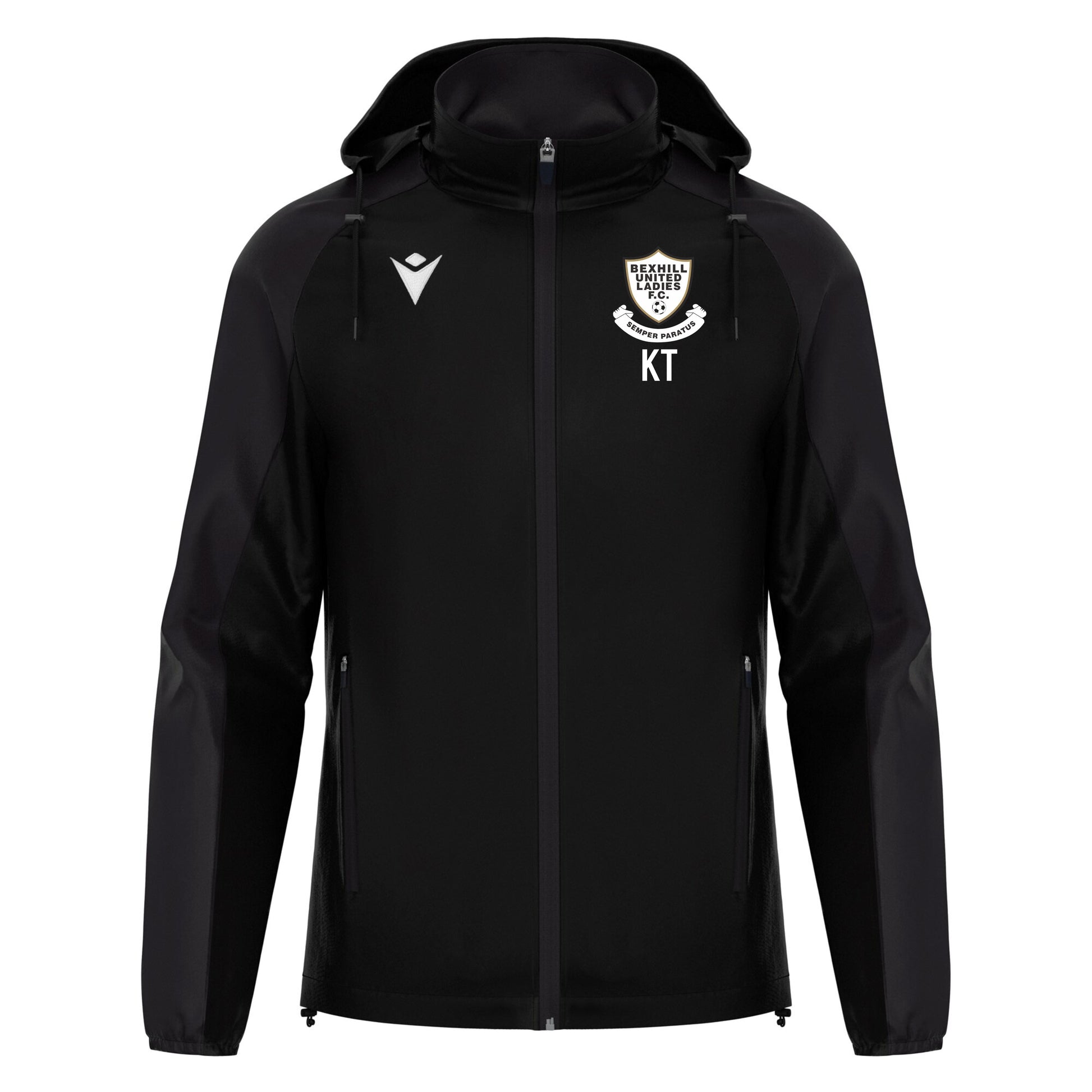 BEXHILL LADIES SNR RIVENDELL FLEECELINED RAINJACKET Macron Sports Hub Hastings