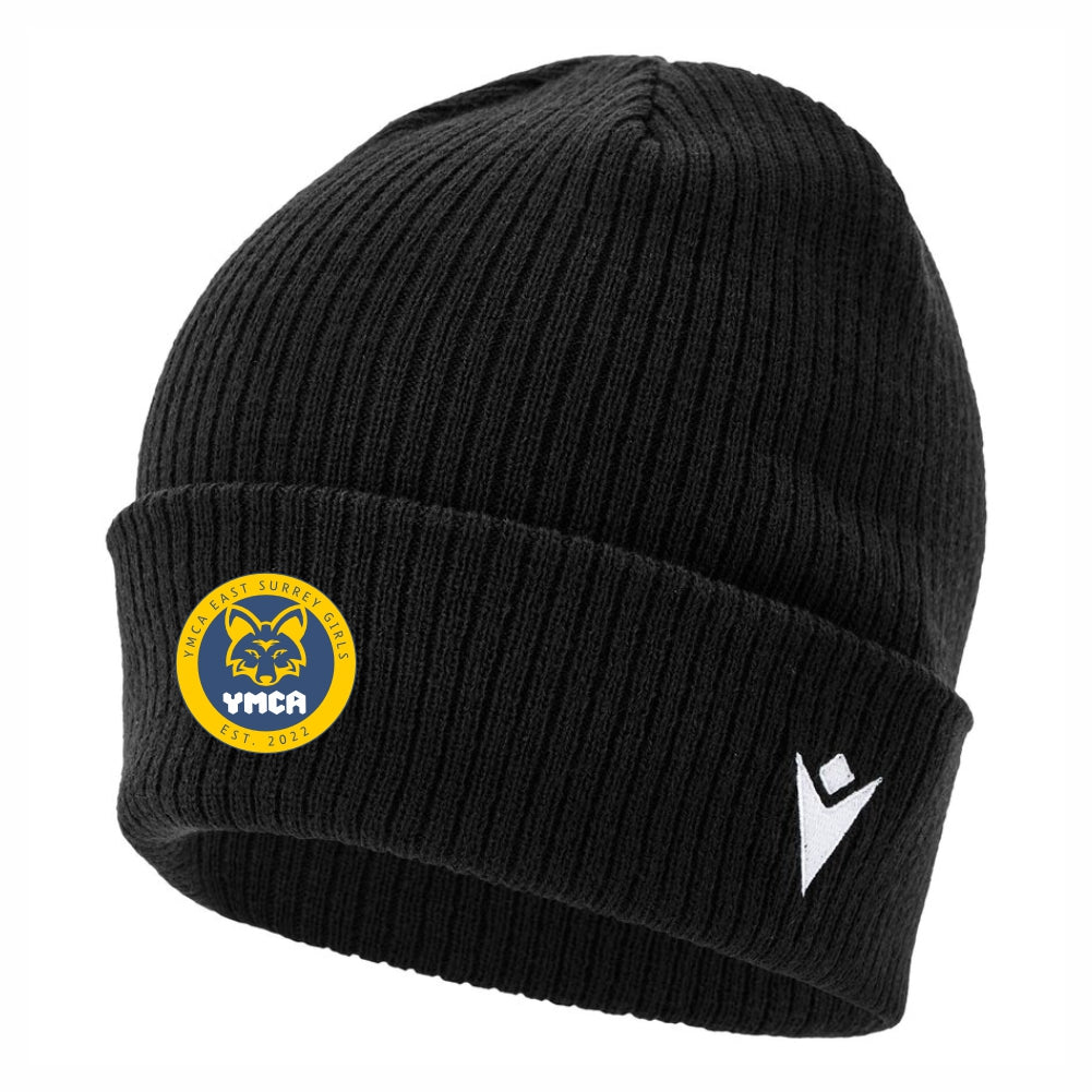 BLACK ZIMA BEANIE Macron Store Hastings