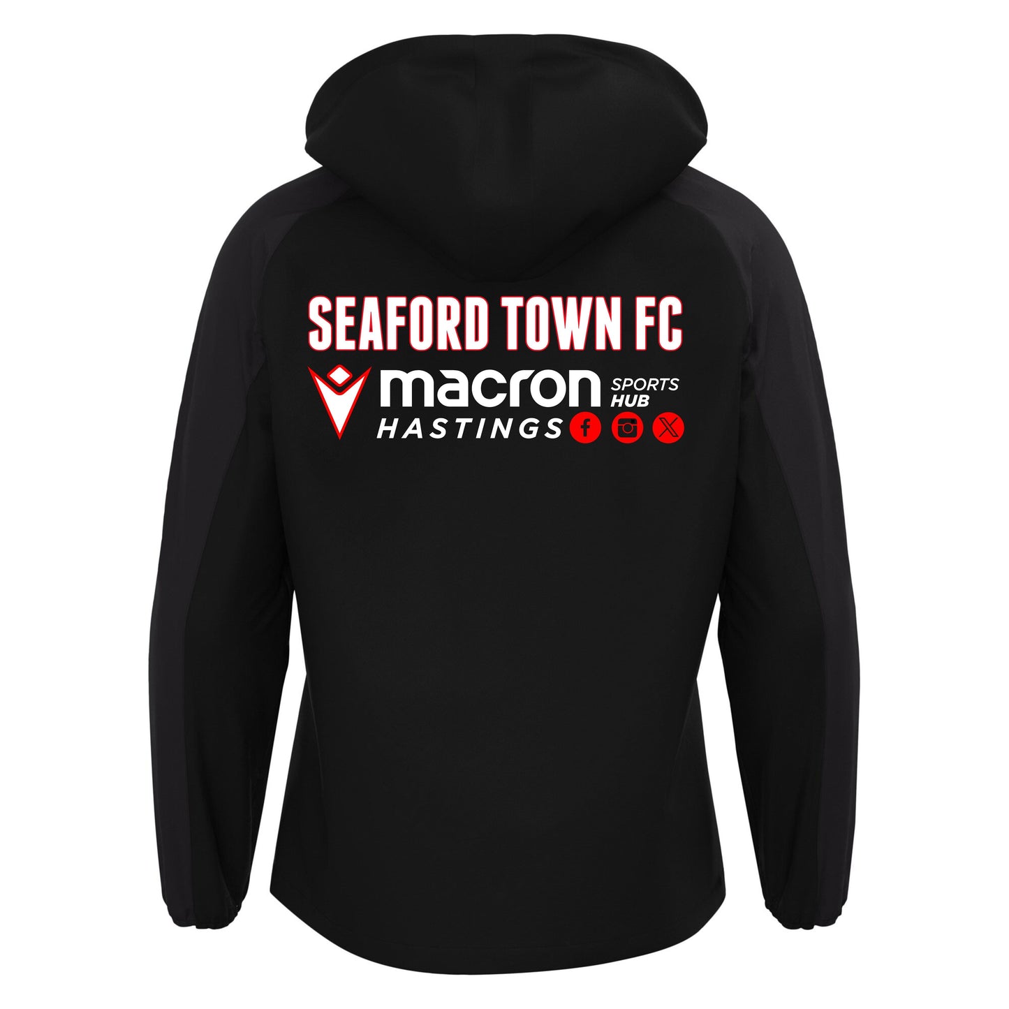 SEAFORD TOWN FC COACHES ELBRUS SHOWER JACKET Macron Sports Hub Hastings