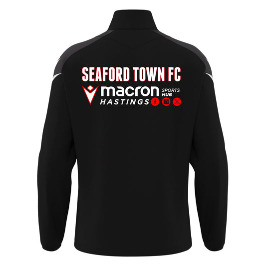 SEAFORD TOWN FC COACHES HOLLOW 1/4 ZIP Macron Sports Hub Hastings