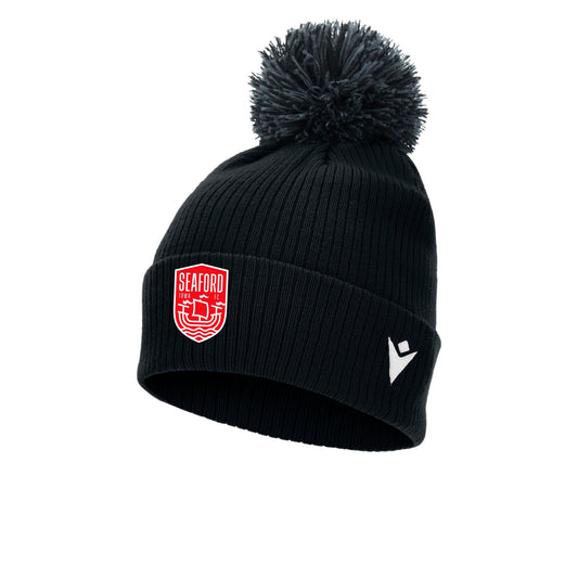 SEAFORD TOWN FC COACHES SNOW BOBBLE HAT Macron Sports Hub Hastings