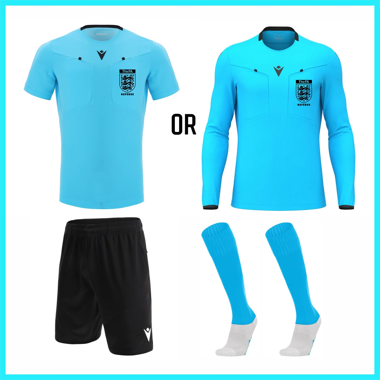 THE FA REFEREE BLUE BUNDLE Macron Sports Hub Hastings