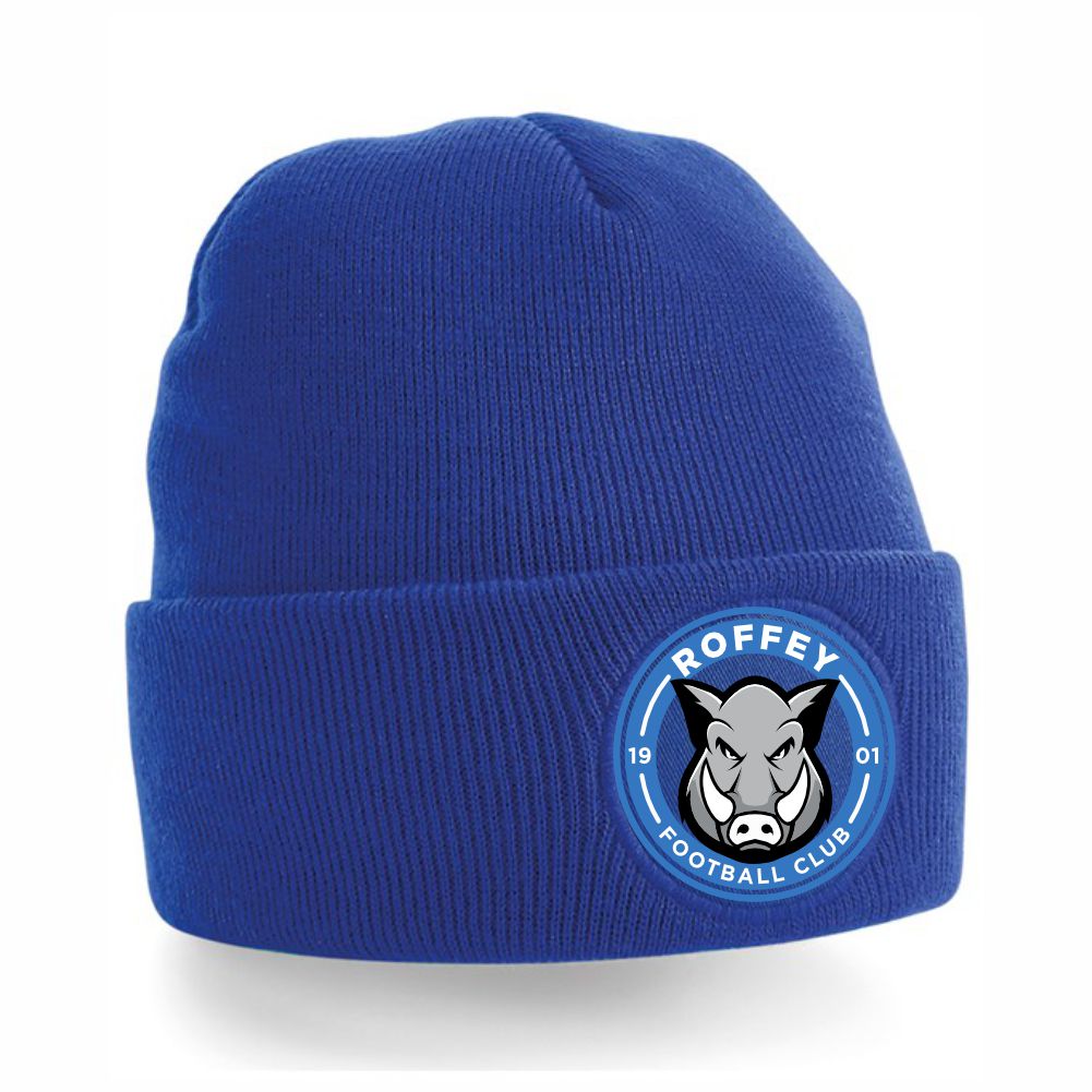 ROFFEY FC ROYAL CLUB BEANIE HAT - PRE XMAS DELIVERY Macron Store Hastings