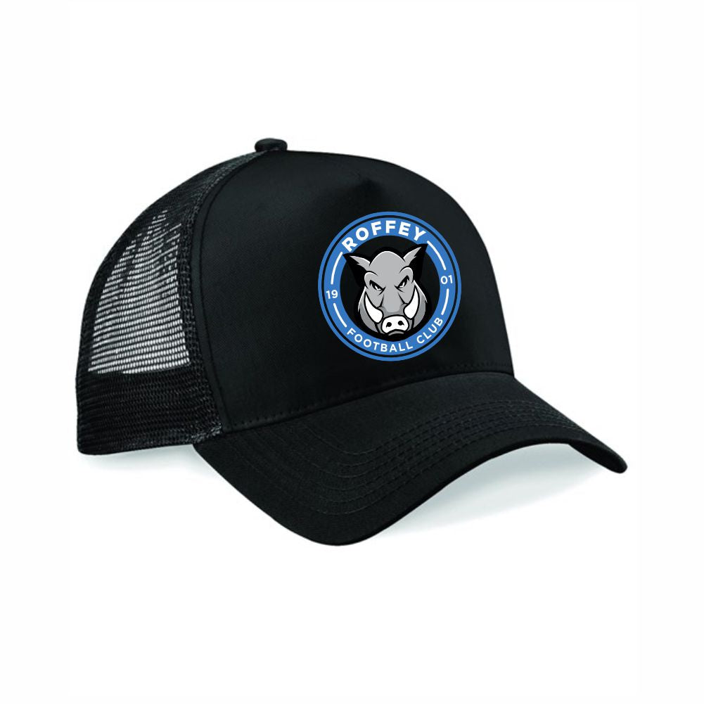 ROFFEY FC BLACK TRUCKER CAP - PRE XMAS DELIVERY Macron Store Hastings