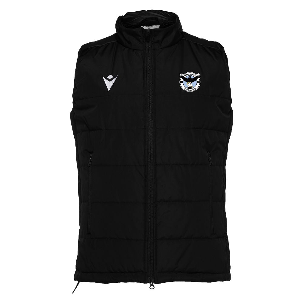 CROWHURST FC SNR COACHES OMSK GILET Macron Store Hastings