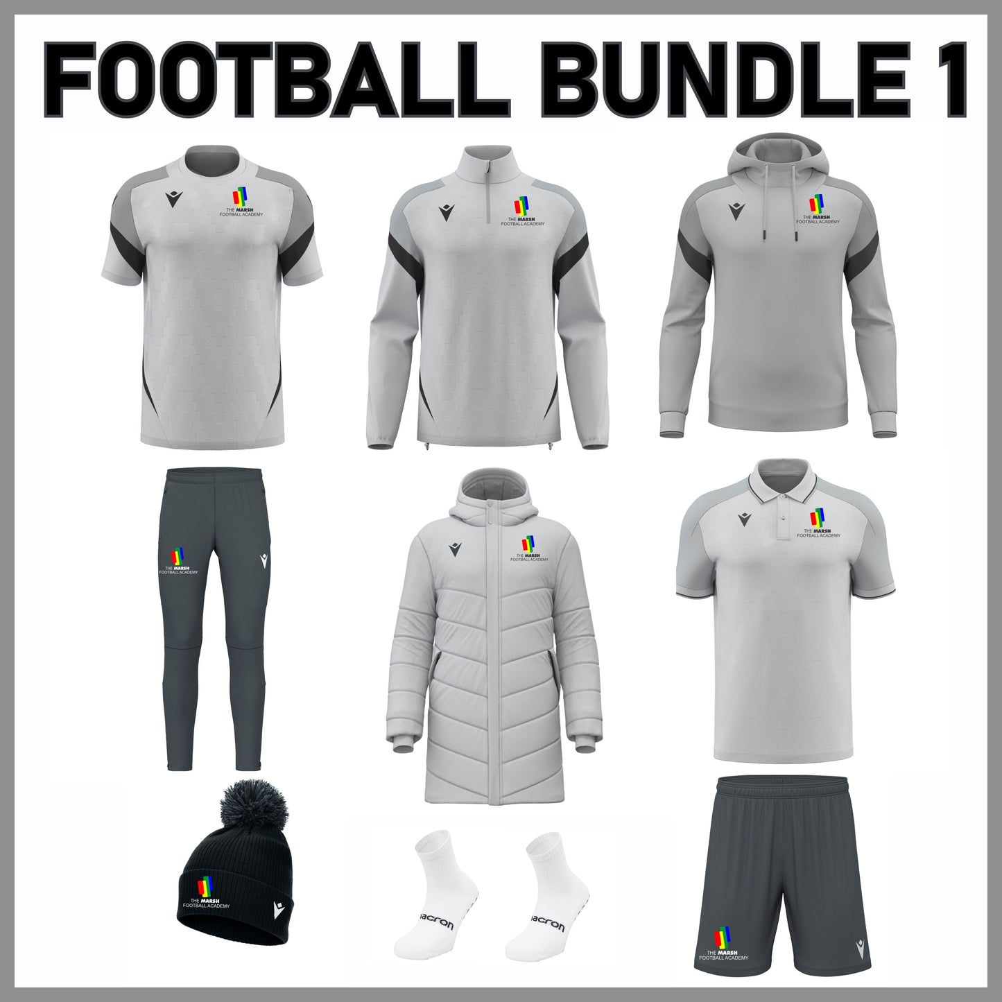 MARSH BOYS FOOTBALL ACADEMY BUNDLE 1 Macron Sports Hub Hastings