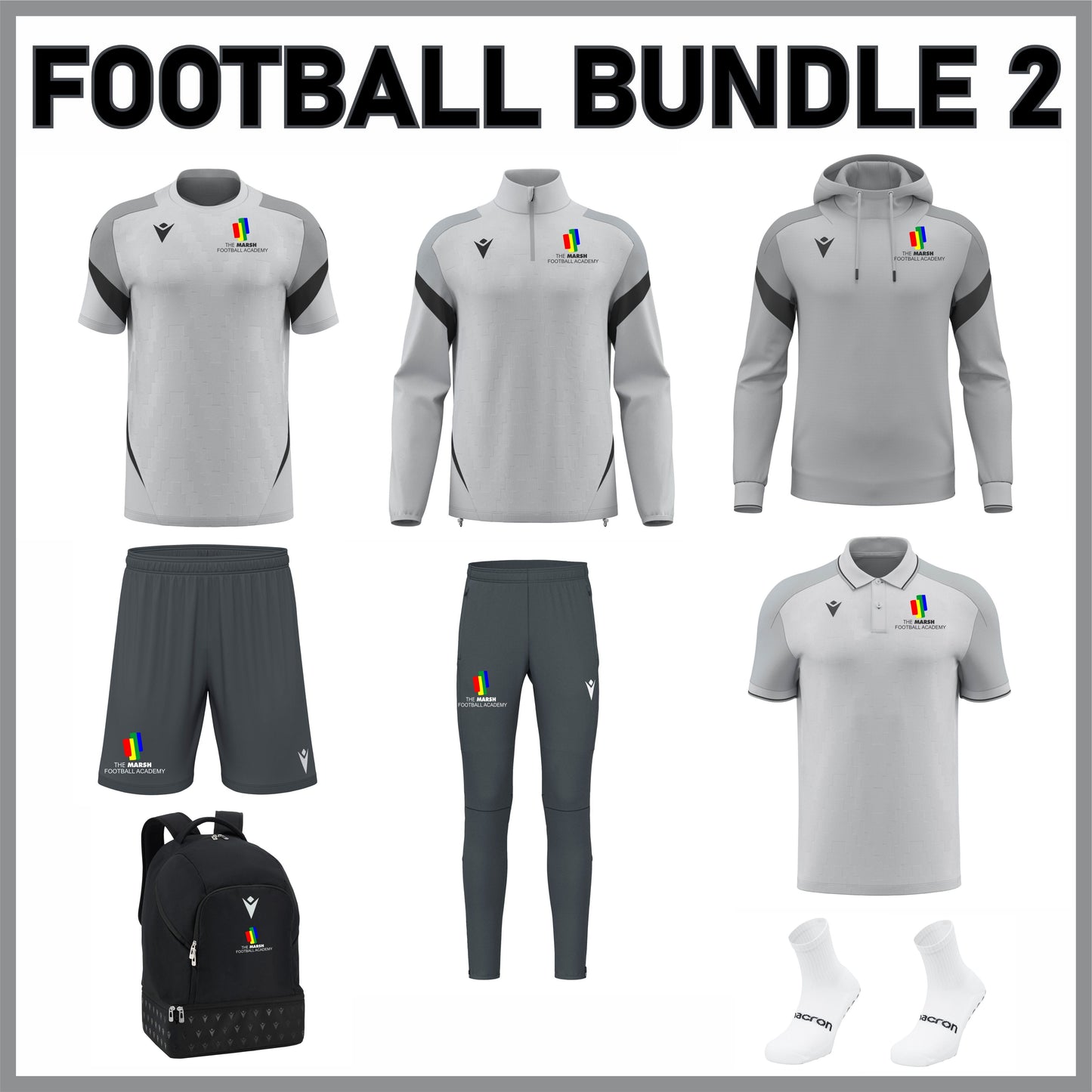 MARSH BOYS FOOTBALL ACADEMY BUNDLE 2 Macron Sports Hub Hastings