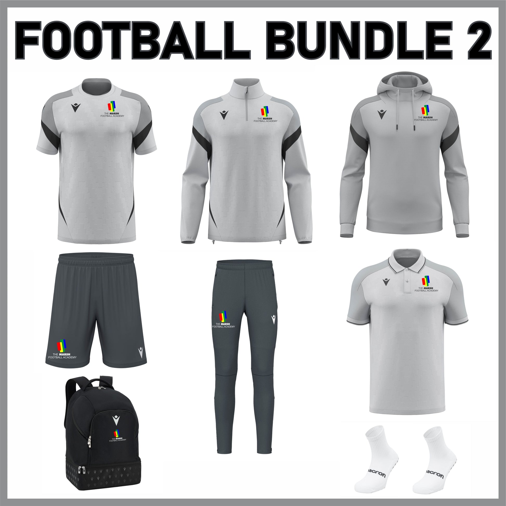 MARSH BOYS FOOTBALL ACADEMY BUNDLE 2 Macron Sports Hub Hastings