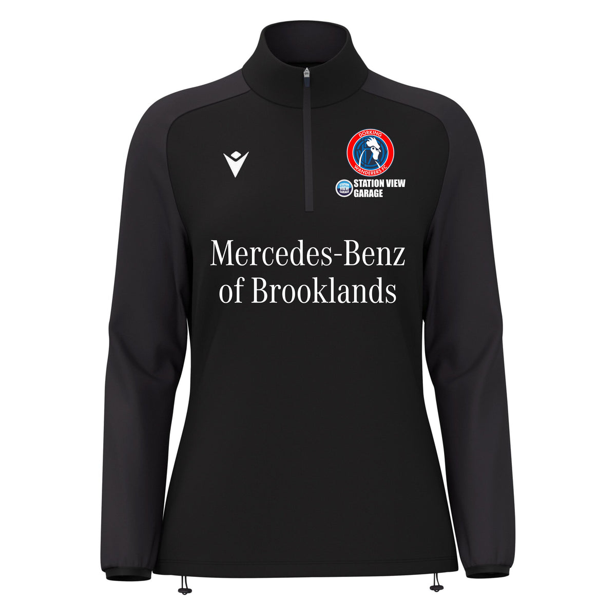 DWFC B TEAM GIRLS LENA 1/4 ZIP TOP — front