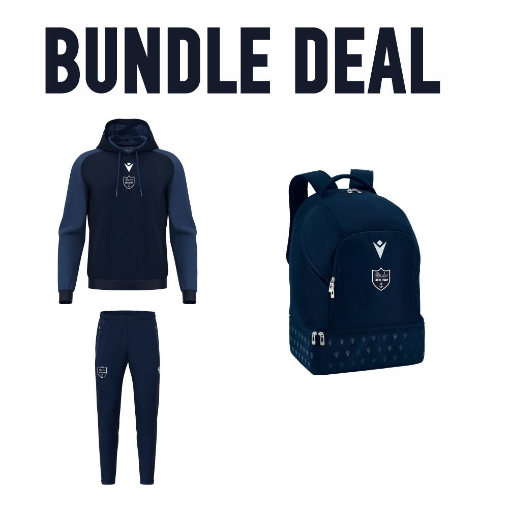 TACKLEWAY FC JNR TRACKSUIT & BAG BUNDLE Macron Sports Hub Hastings