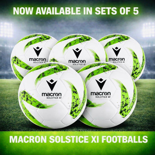 MACRON SOLSTICE XI TRAINING BALL - SET OF 5 Macron Store Hastings