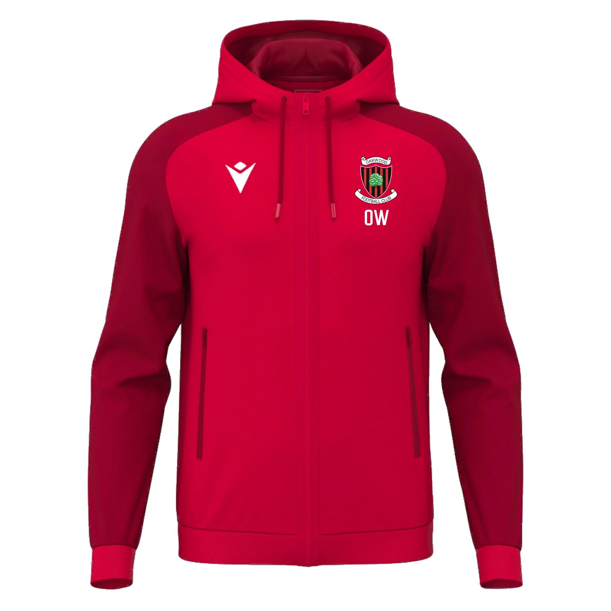 OAKWOOD FC JNR CHRONOS FULL ZIP HOODY