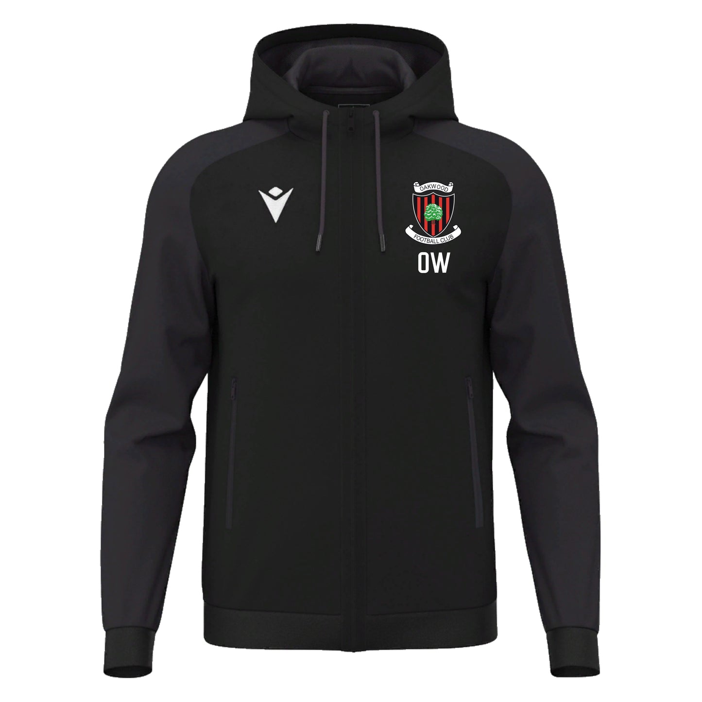 OAKWOOD FC COACHES CHRONOS FULL ZIP HOODY