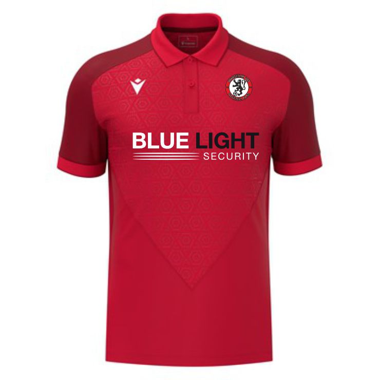 SNR COACHES BALDWIN TRAVEL POLO RED Macron Store Hastings