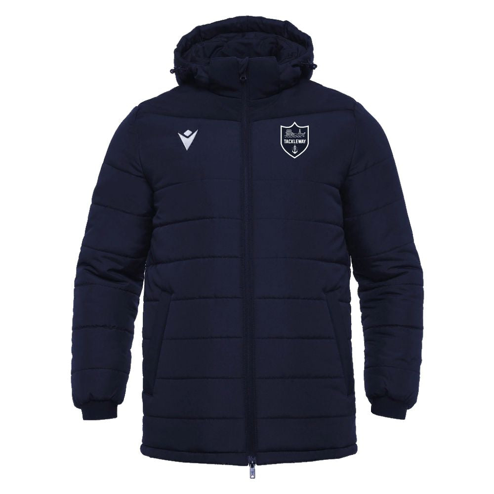 TACKLEWAY FC SNR NAVY NARVIK PADDED COAT Macron Store Hastings
