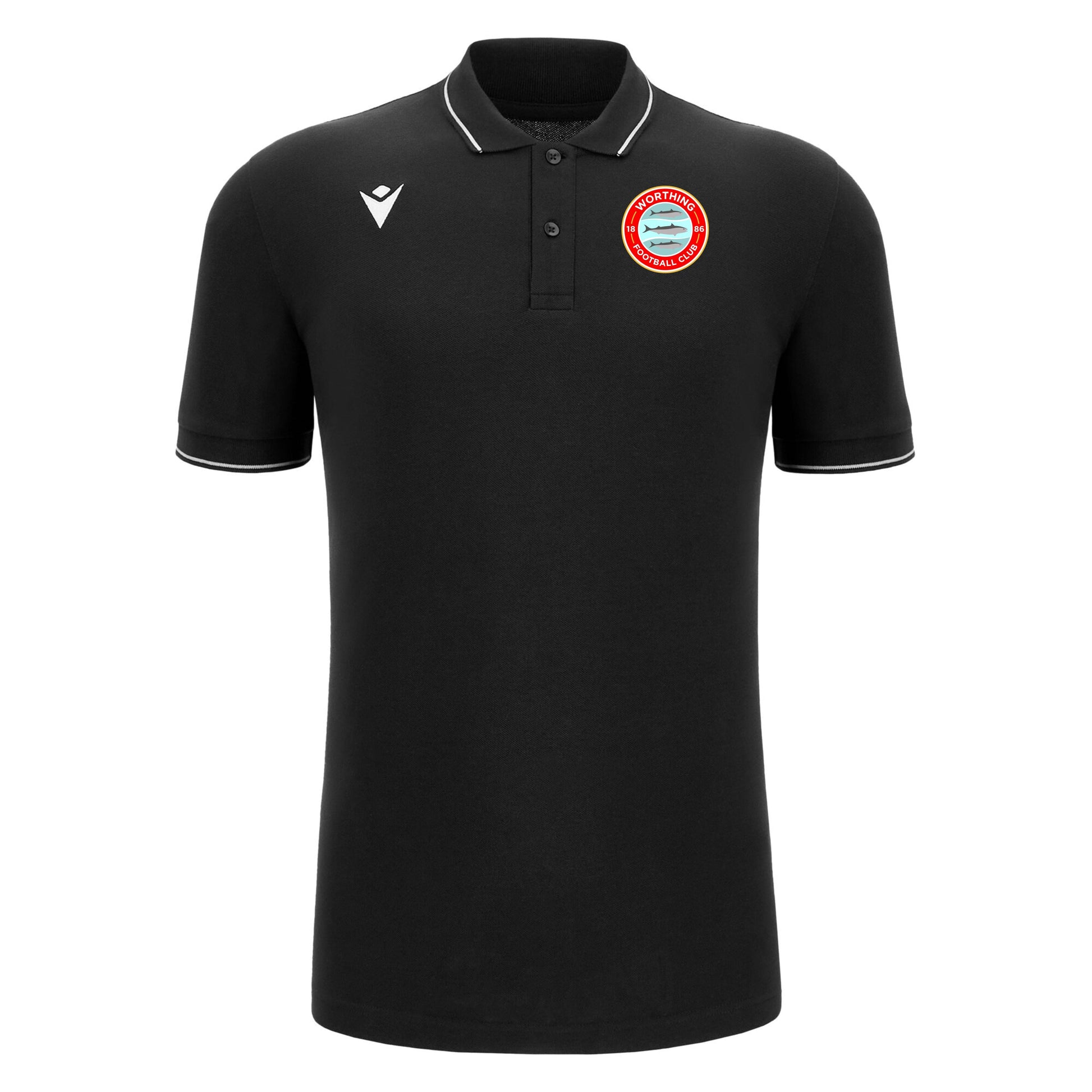 WORTHING FC SNR COMEDY POLO SHIRT - AVAILABLE IN 5 COLOURS Macron Sports Hub Hastings