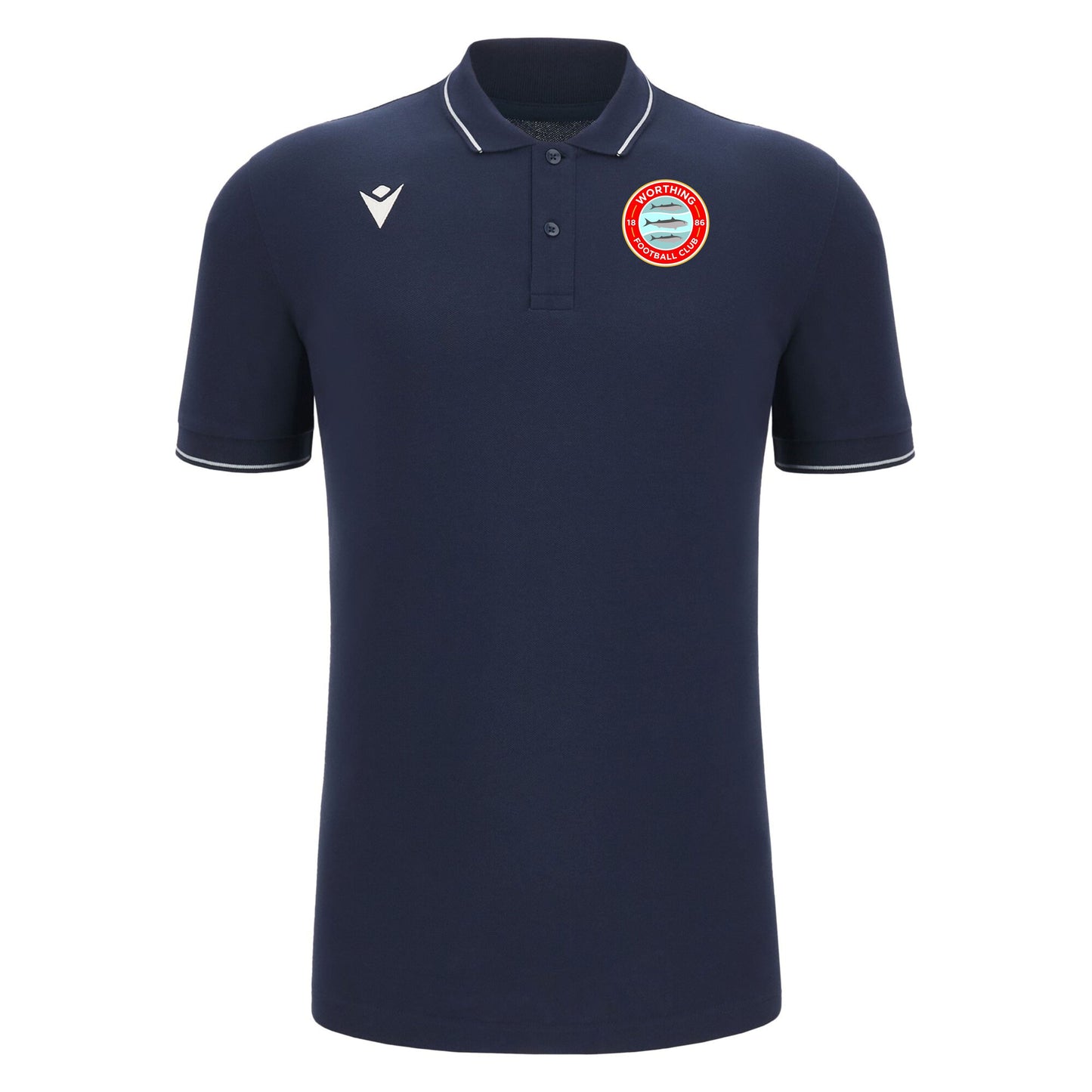 WORTHING FC SNR COMEDY POLO SHIRT - AVAILABLE IN 5 COLOURS Macron Sports Hub Hastings