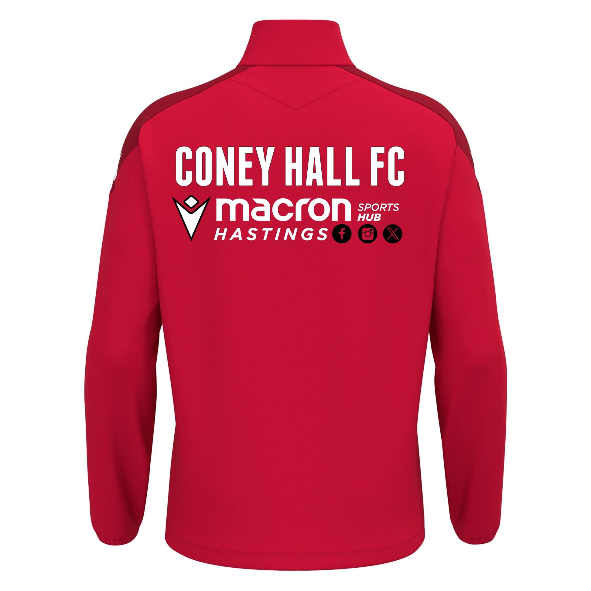 CONEY HALL FC COACHES ANDUIN 1/4 ZIP Macron Sports Hub Hastings