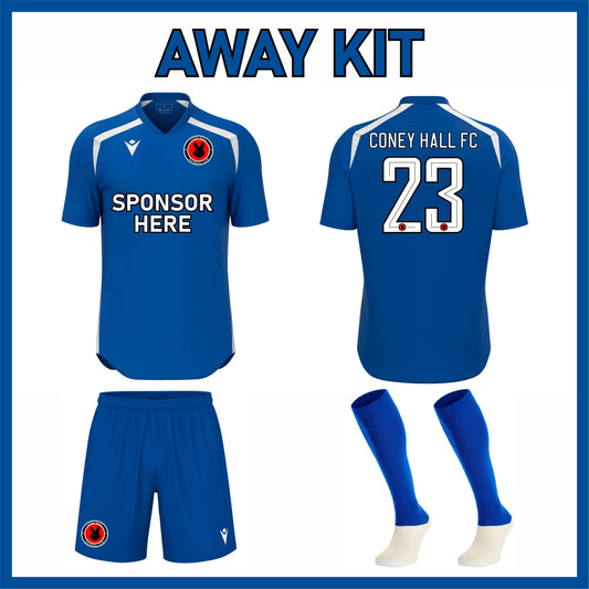 CONEY HALL SNR AWAY KIT Macron Sports Hub Hastings