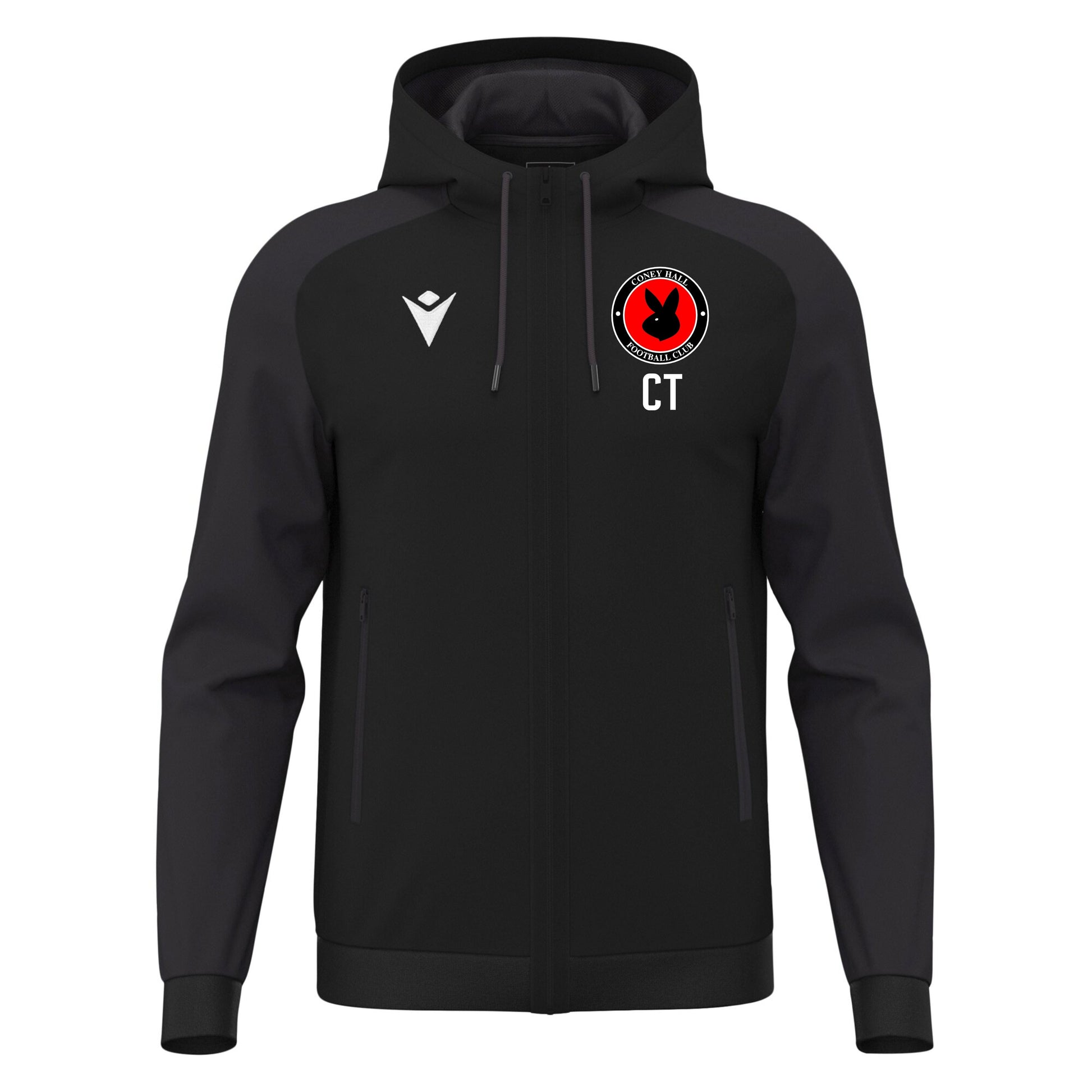 CONEY HALL FC SNR CHRONOS FULL ZIP HOODY Macron Sports Hub Hastings