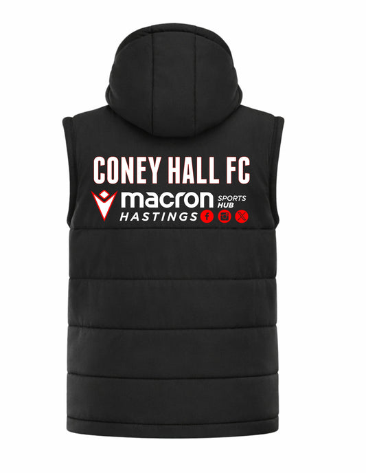CONEY HALL FC COACHES DUALITY GILET Macron Sports Hub Hastings