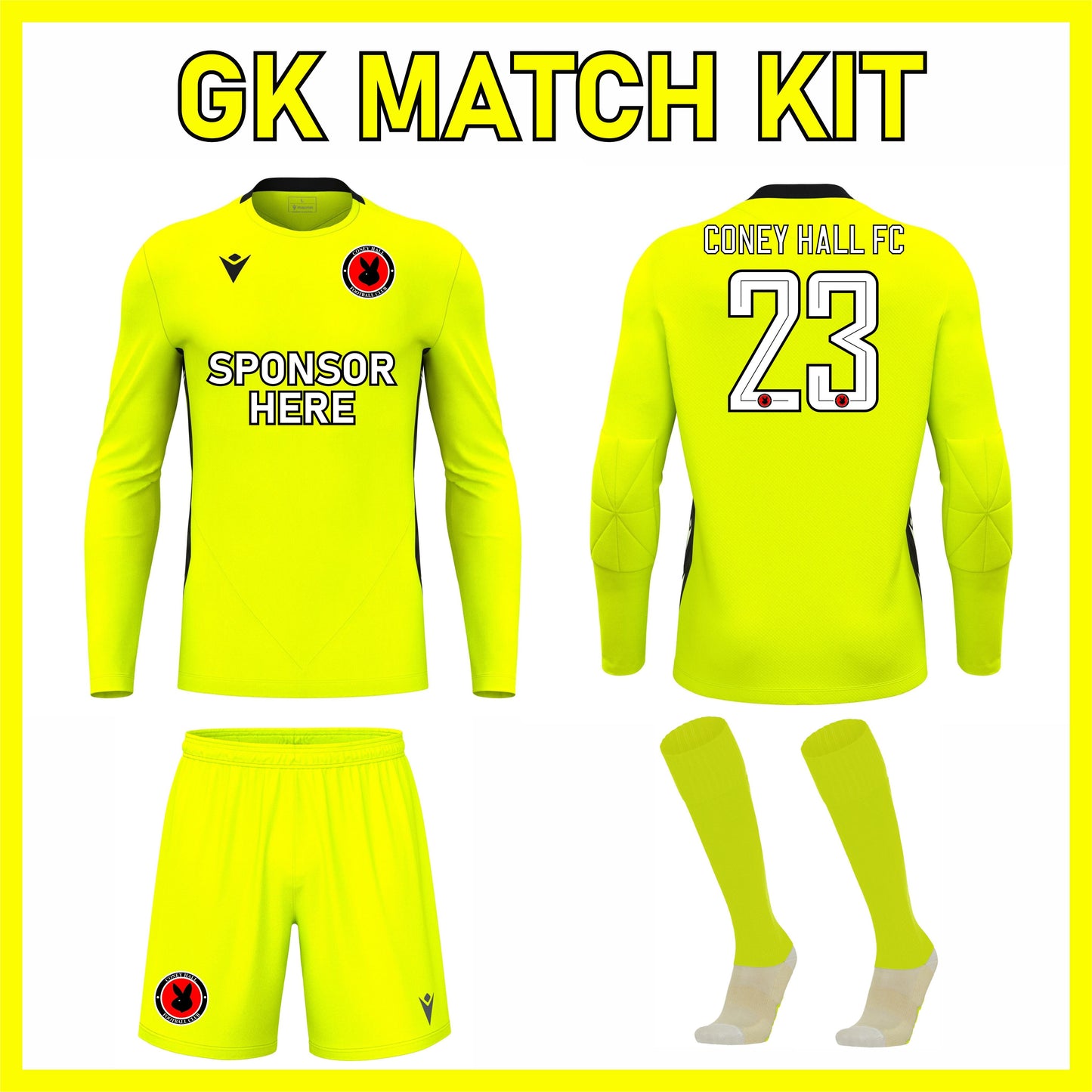 CONEY HALL JNR GK KIT Macron Sports Hub Hastings