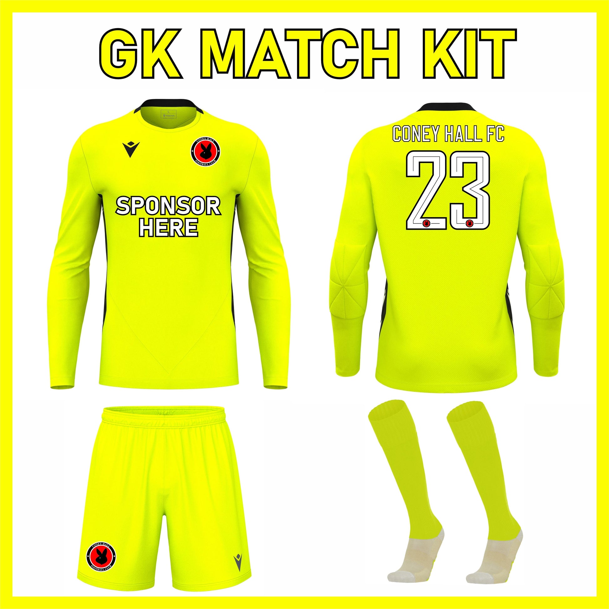 CONEY HALL JNR GK KIT Macron Sports Hub Hastings