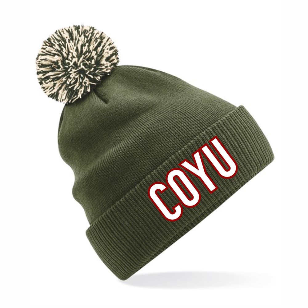 HASTINGS UNITED FC – “COYU” BOBBLE HAT – Available in 9 colours
