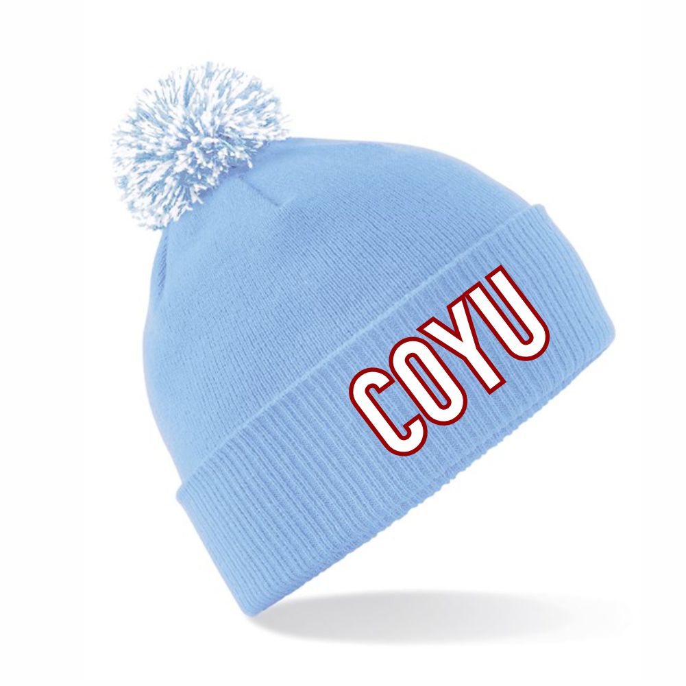 HASTINGS UNITED FC – “COYU” BOBBLE HAT – Available in 9 colours