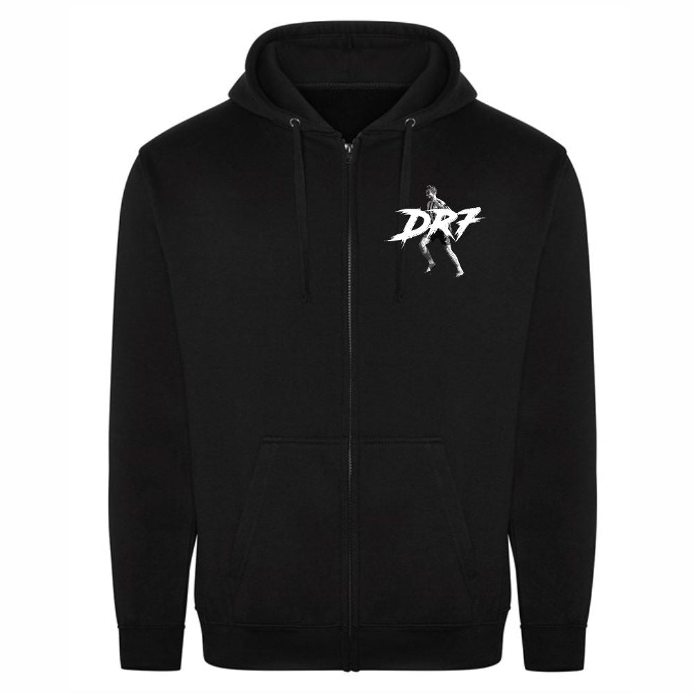 HASTINGS UNITED FC – DR7 BLACK ZIPPED HOODED