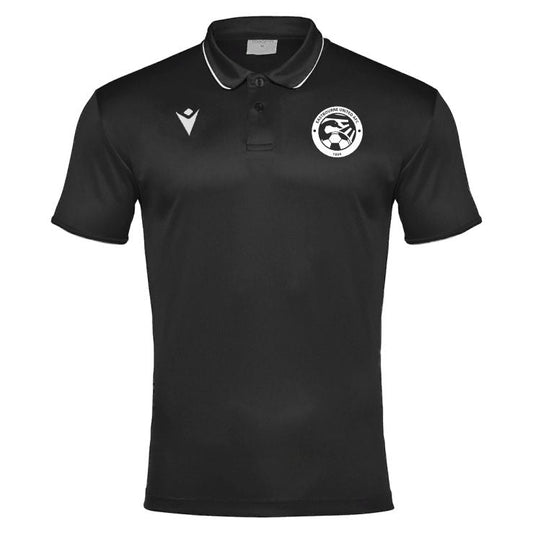 EASTBOURNE UNITED AFC PLAYERS DRACO TRAVEL POLO Macron Sports Hub Hastings