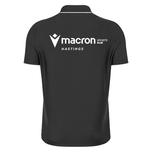 EASTBOURNE UNITED AFC PLAYERS DRACO TRAVEL POLO Macron Sports Hub Hastings